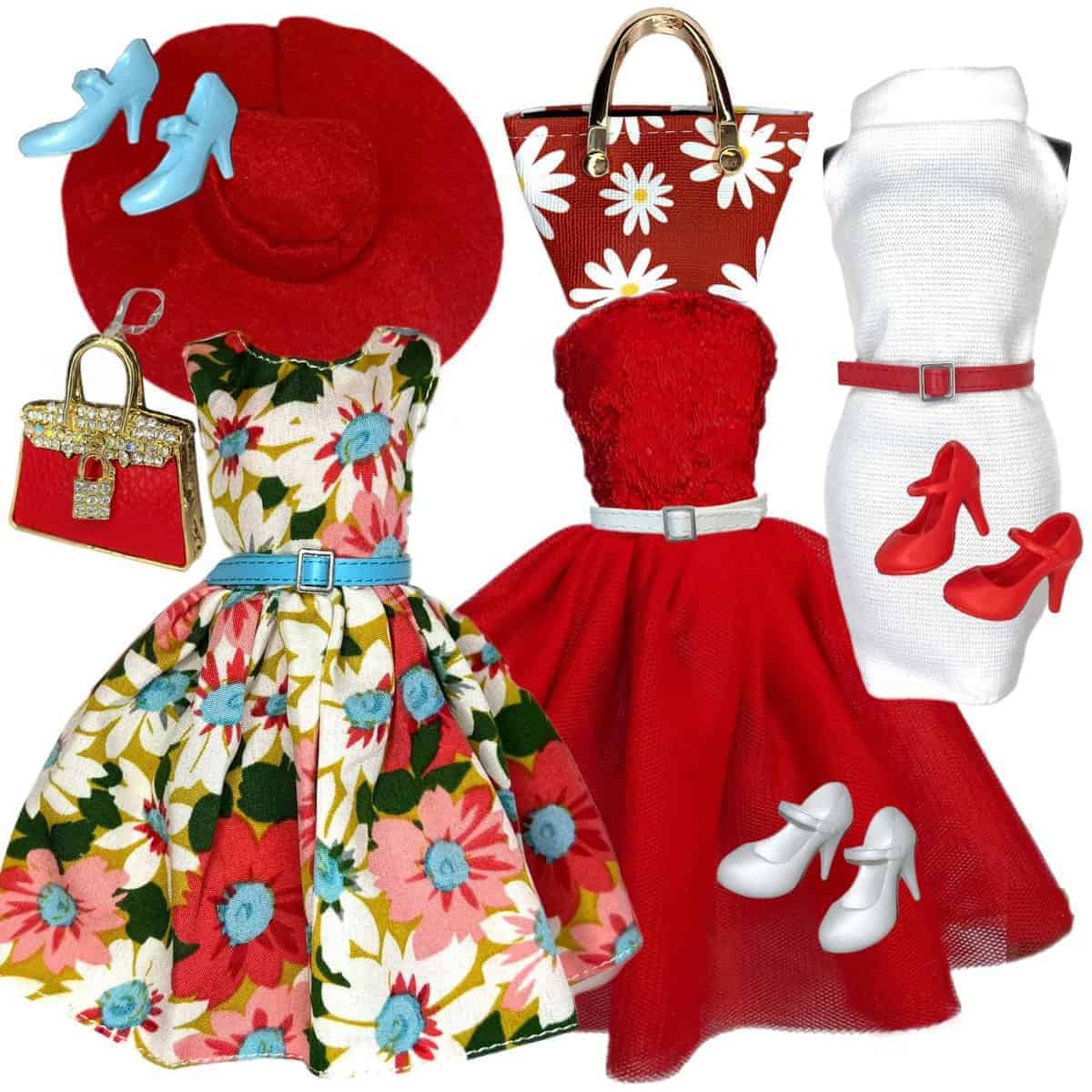 Conjunto de Moda Deluxe Eledoll para Muñeca de Moda de 12