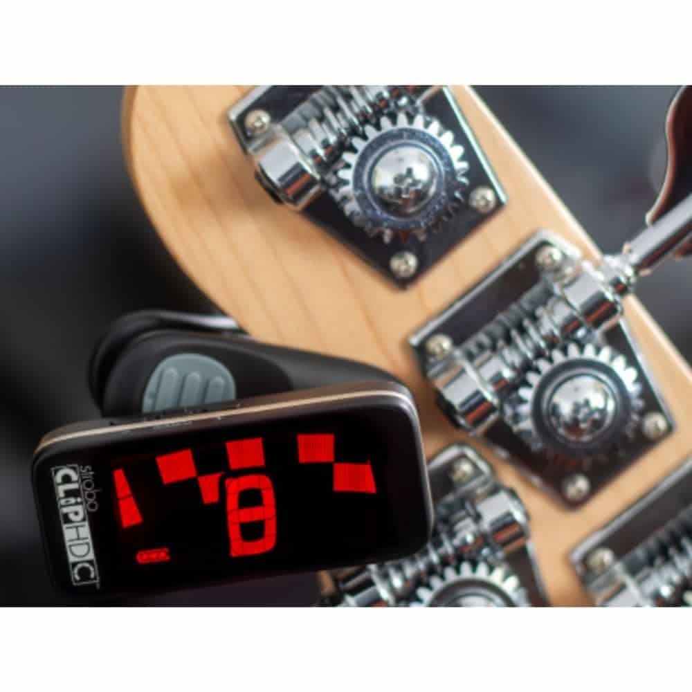 Paquete de afinador Peterson SC-HDC StroboClip con estuche - Imagen 5