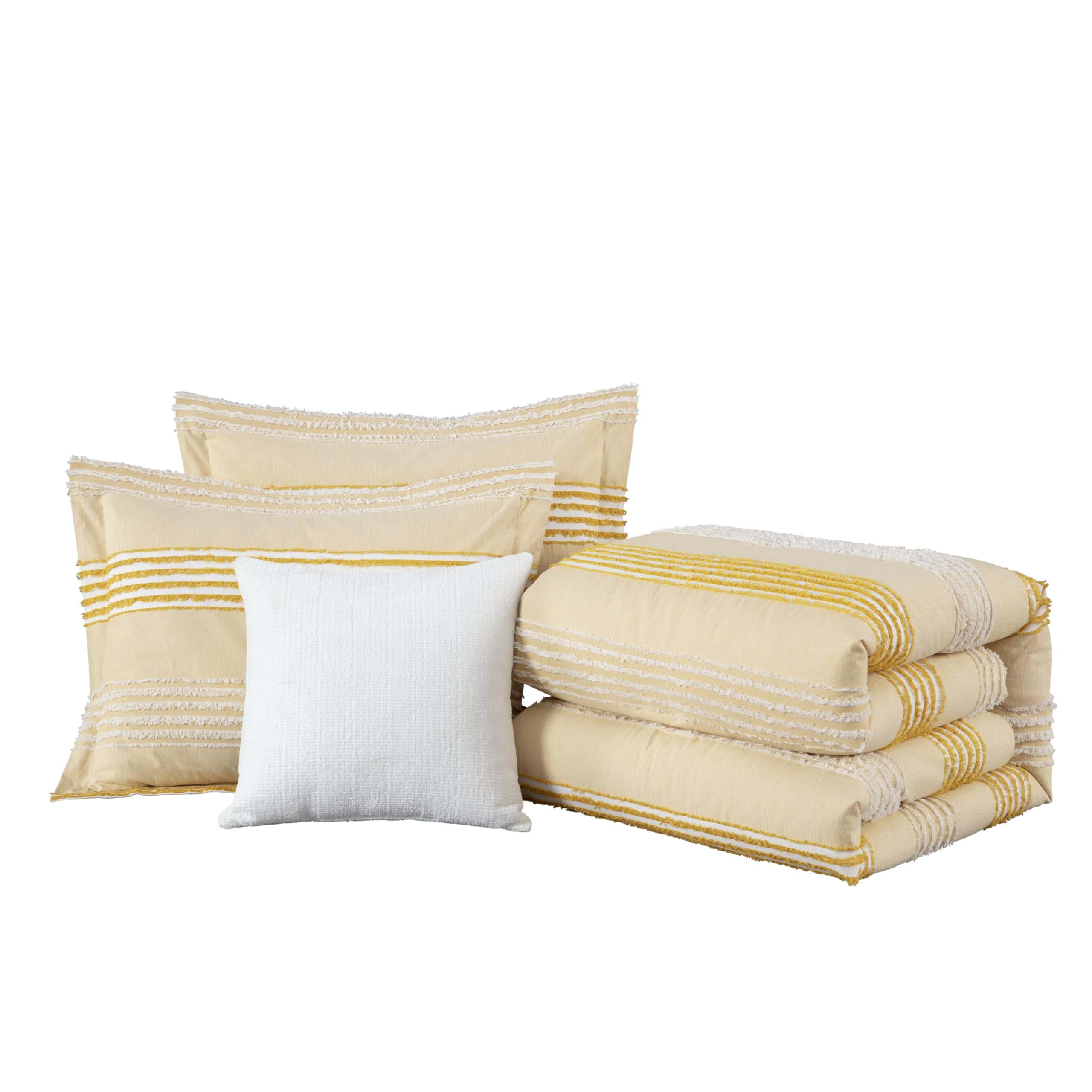 Juego de Edredón de Jacquard de Algodón de 4 Piezas Chezmoi - Imagen 10