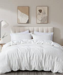 Juego de Funda Nórdica de Jacquard de Algodón de 3 Piezas