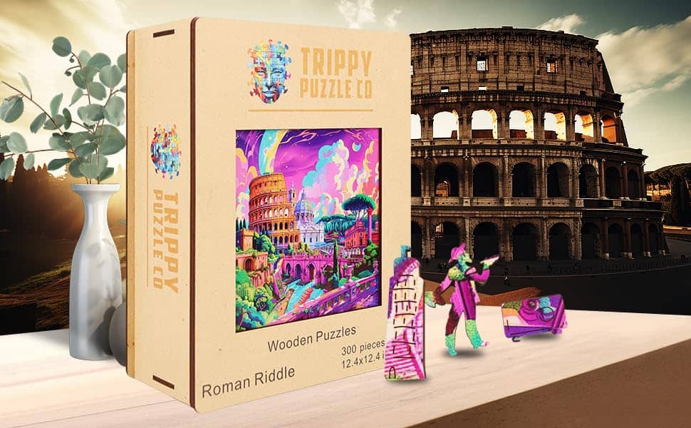 Rompecabezas de Madera Trippy Puzzle Co -a Romana) - Imagen 7
