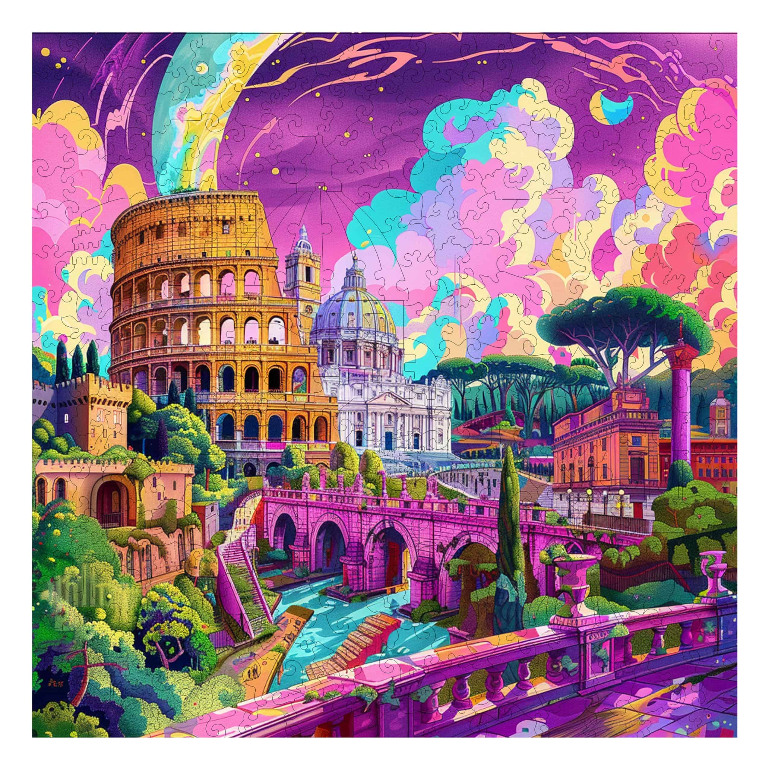 Rompecabezas de Madera Trippy Puzzle Co -a Romana) - Imagen 3