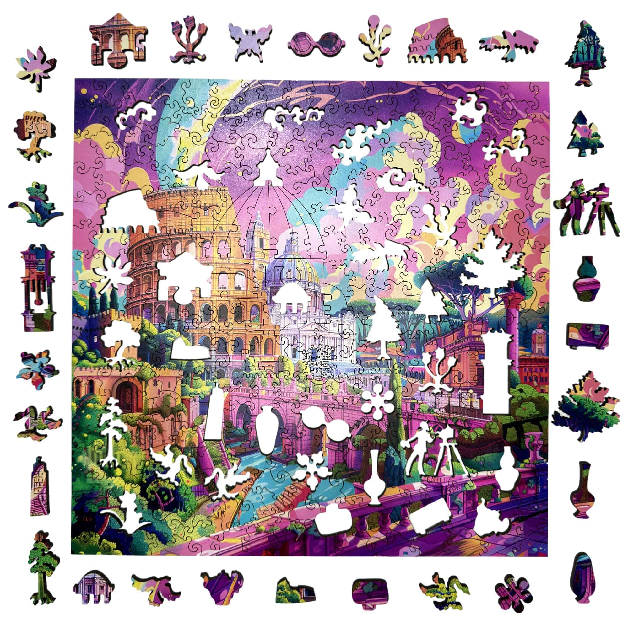 Rompecabezas de Madera Trippy Puzzle Co -a Romana)