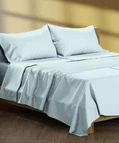 Juego de sábanas de algodón al 100% para cama tamaño