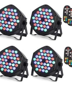 Luces de Par LUNSY Recargables 36 Luces RGB de Escenario,