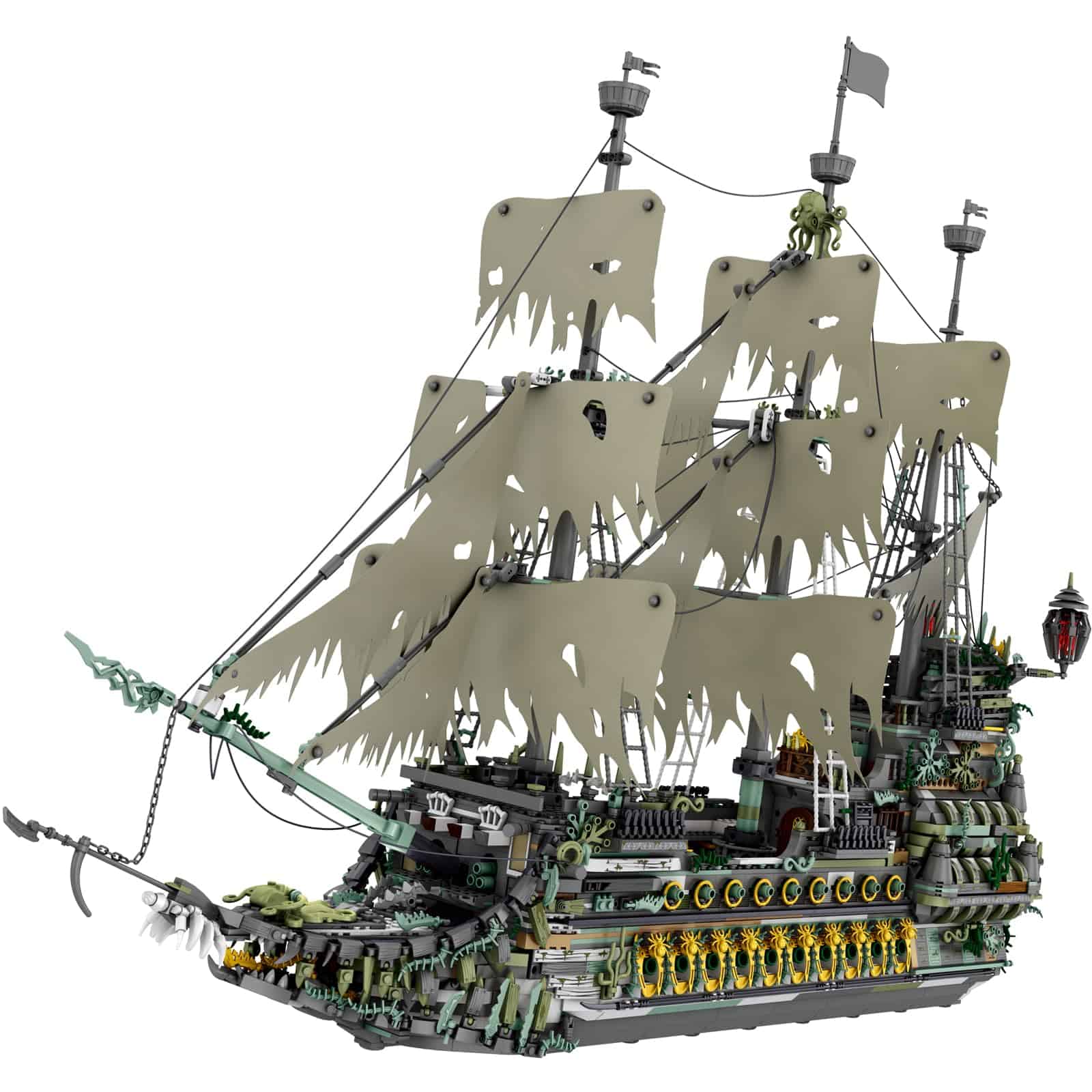 Set de Bloques de Construcción de Barco Pirata NUTCRACKER,