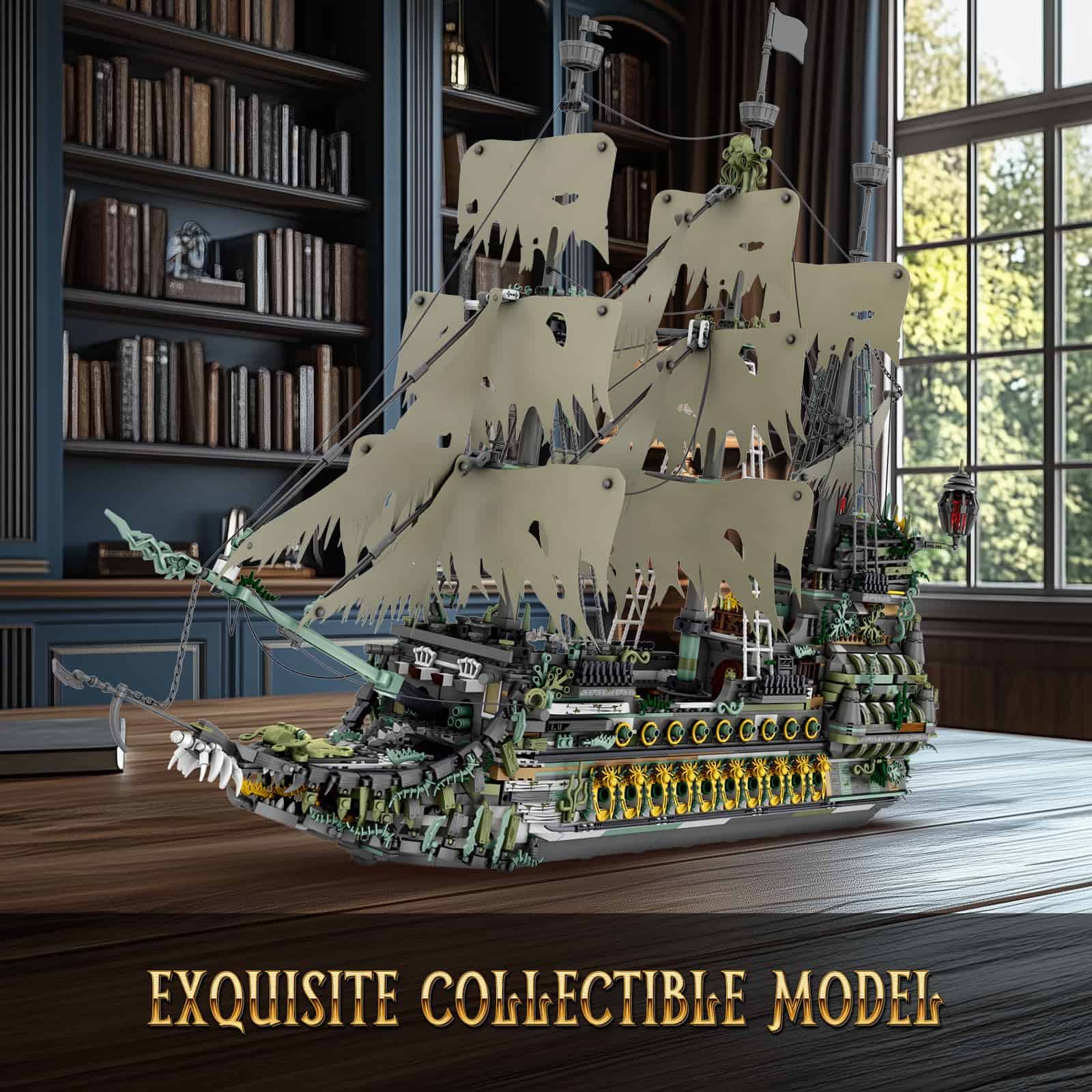 Set de Bloques de Construcción de Barco Pirata NUTCRACKER, - Imagen 6