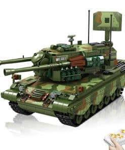 Set de Bloques de Construcción de Tanque Militar RC