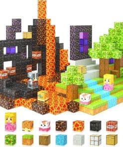 Bloques Magnéticos, Set de 150 PCS Magnet World Magic