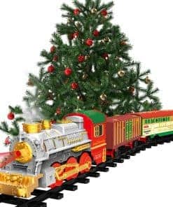 Set de Tren Navideño para Alrededor del Árbol con Luces y
