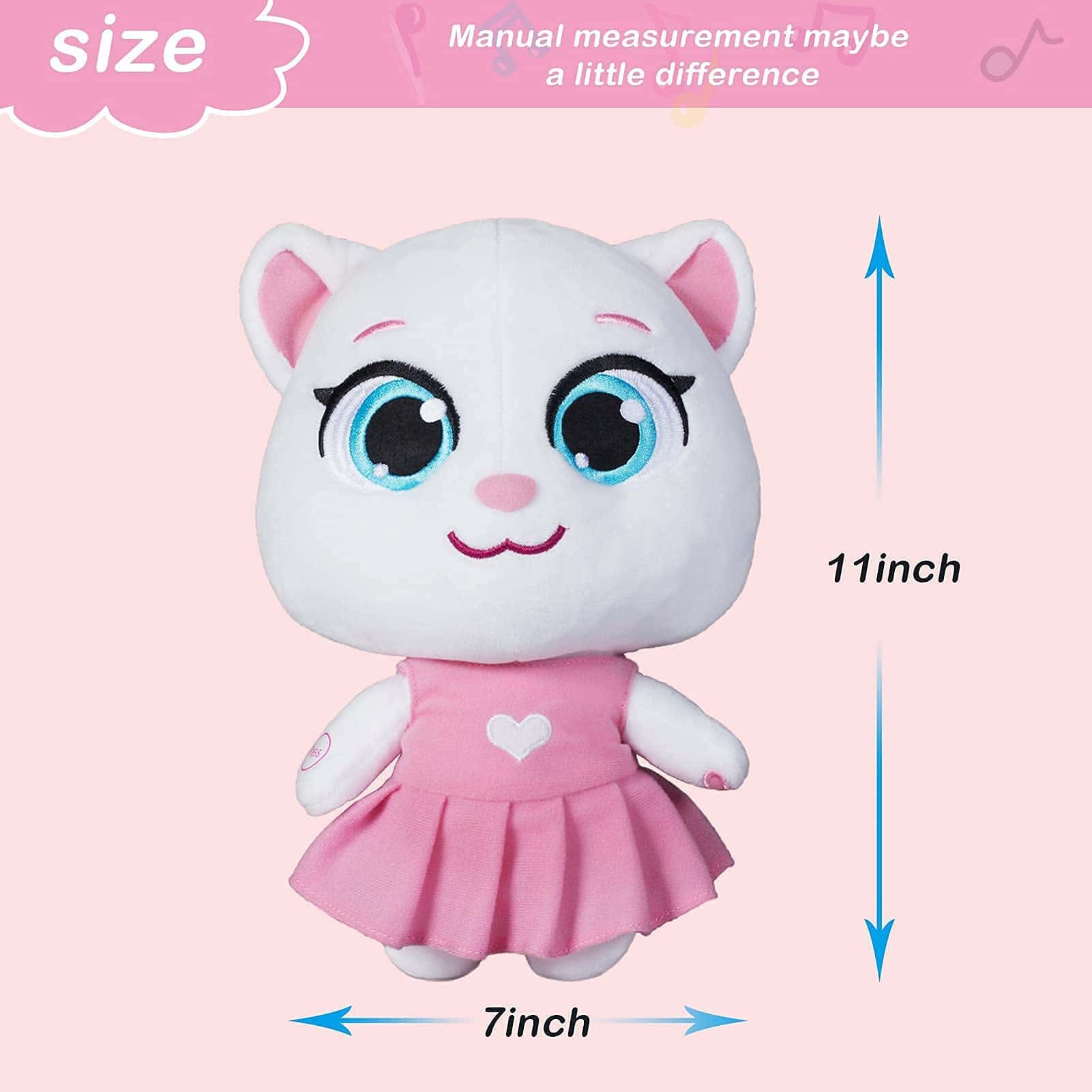 QYBB Talking Angela - Animal de Peluche Interactivo, - Imagen 7