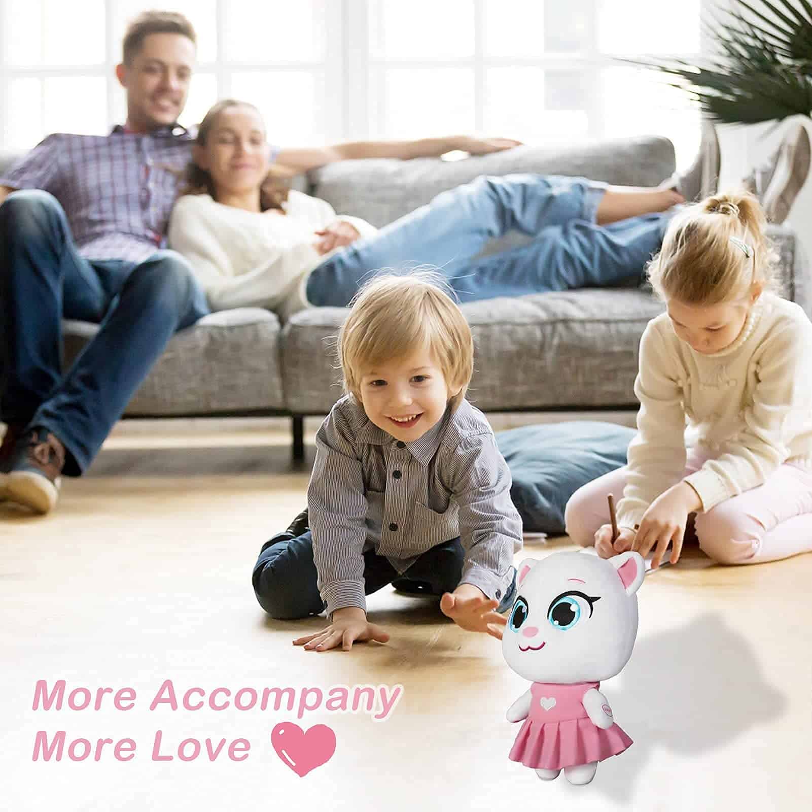 QYBB Talking Angela - Animal de Peluche Interactivo, - Imagen 4