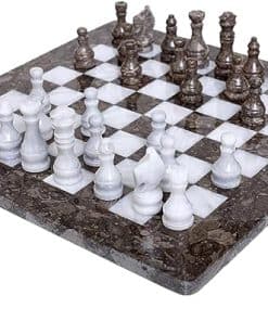Tablero de ajedrez grande hecho a mano NatureBoost, tablero