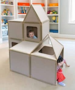 Casa de juegos magnética - Set grande de 16 paneles,