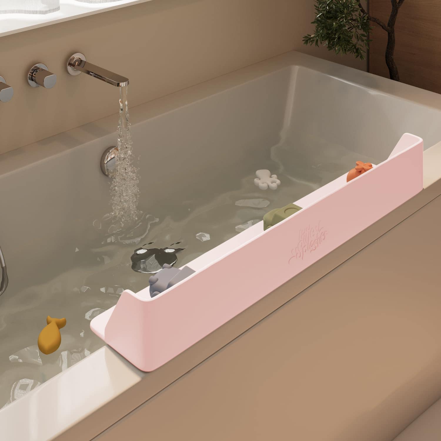 Little Splasher PlayPad, 3 pies de largo con -Rosa