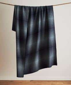 Manta de Lana PENDLETON Eco Wise Shale Navy Plaid (Queen