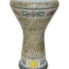 Darbuka árabe tabla doumbek 17/17.5 pulgadas madre de perla