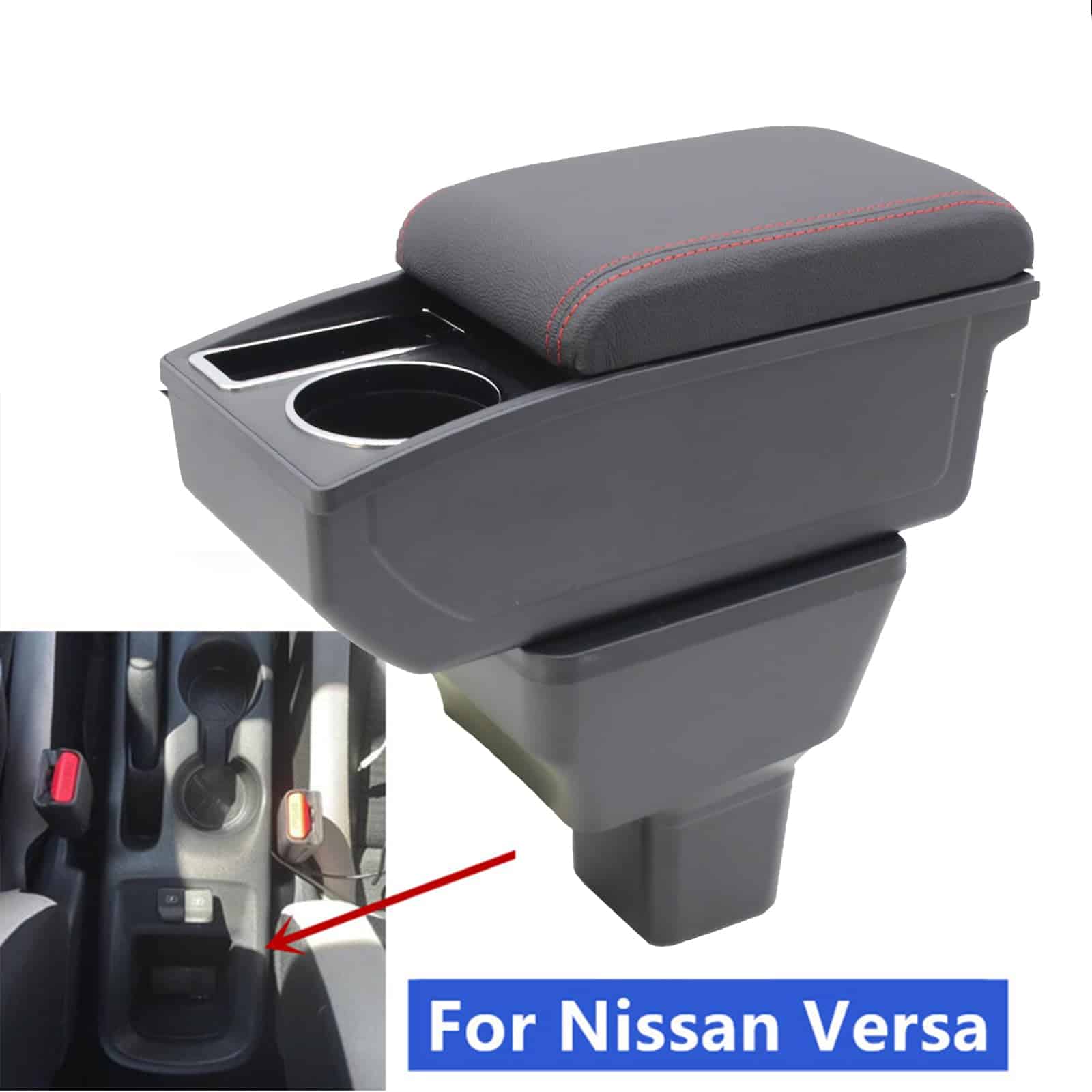 Caja de reposabrazos Tocsho para Nissan Almera Versa - Imagen 3