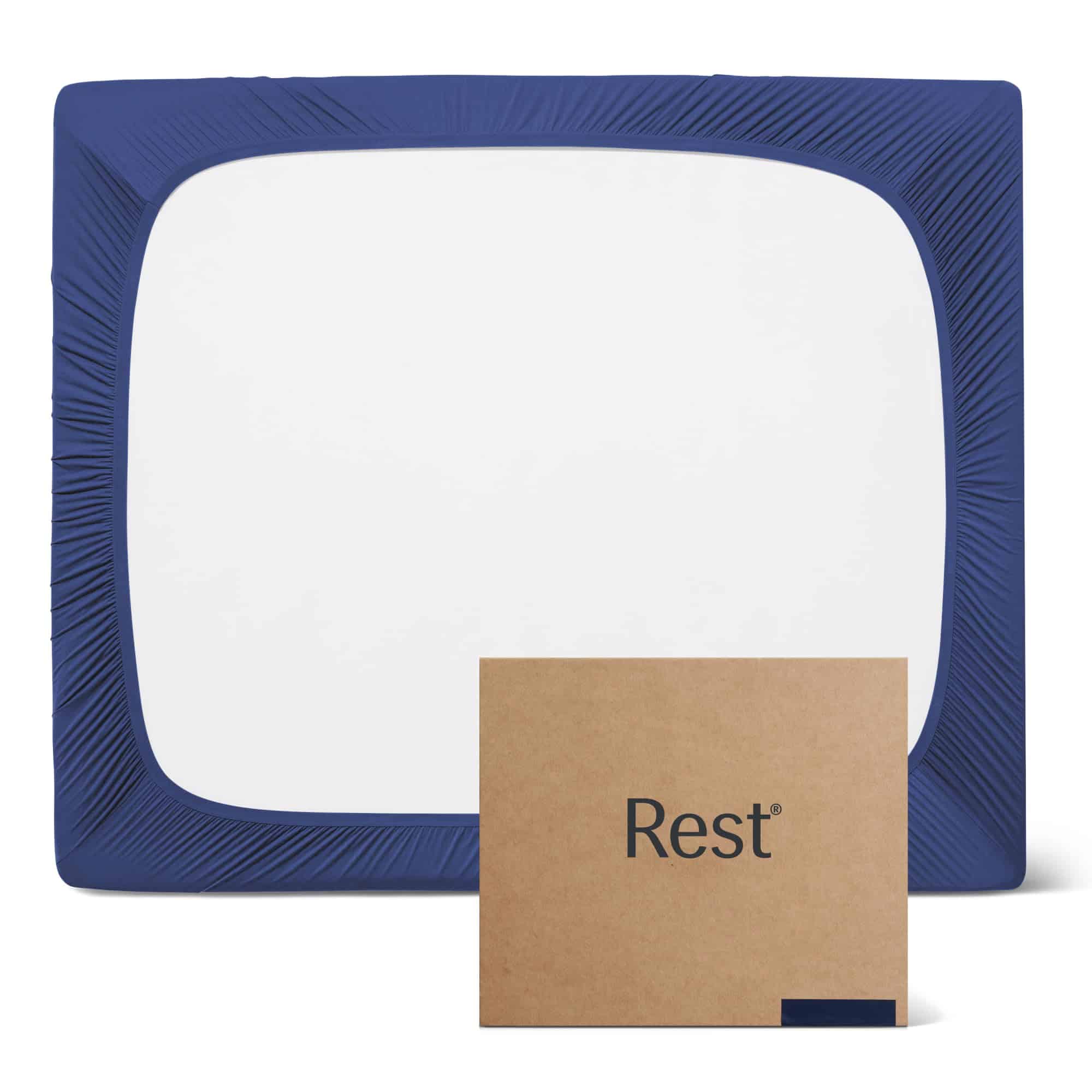 Sábana Ajustable REST� Evercool�+ para Cama King Size, Azul