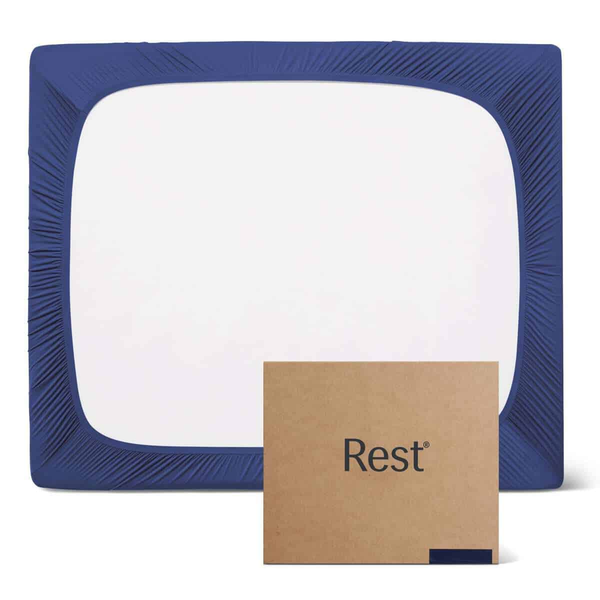 Sábana Ajustable REST Evercool+ para Cama Queen Size, Azul
