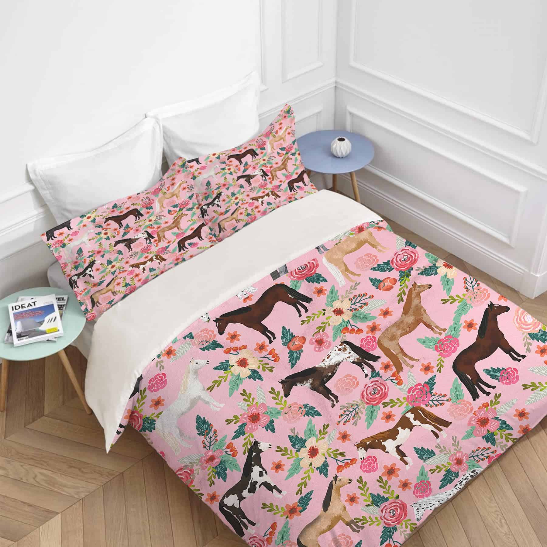 Set de Ropa de Cama de Caballos 3 Piezas Suave y Ligero - Imagen 3