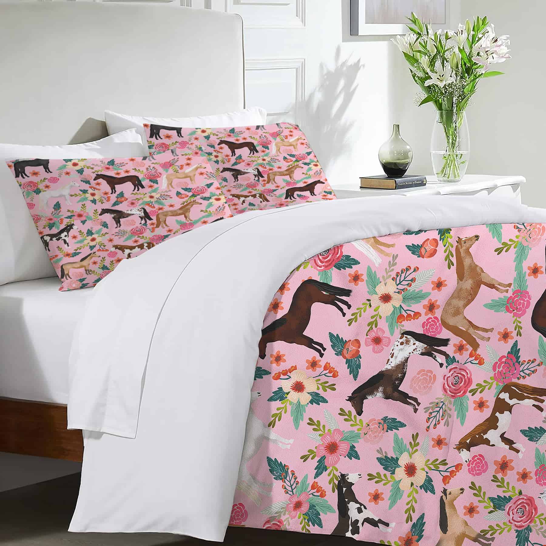 Set de Ropa de Cama de Caballos 3 Piezas Suave y Ligero - Imagen 4