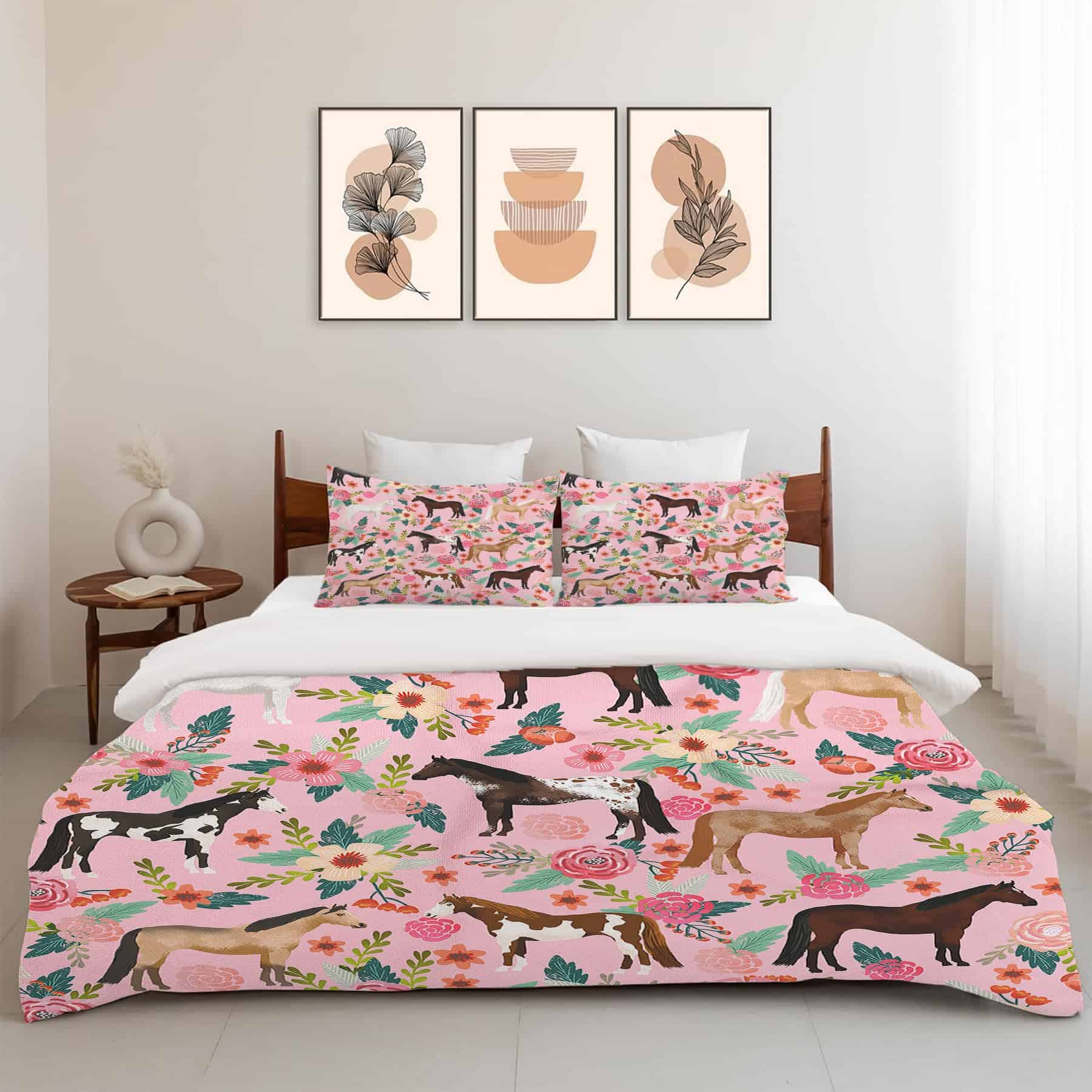 Set de Ropa de Cama de Caballos 3 Piezas Suave y Ligero - Imagen 5