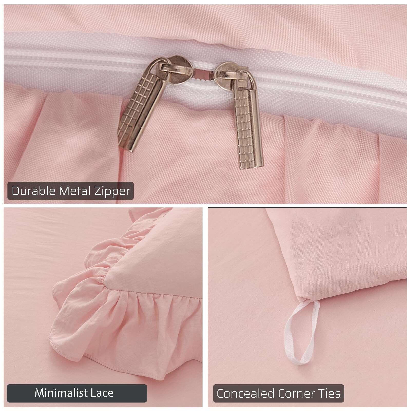 Juego de Funda de Edredón Rvciby Queen Size, Suave y - Imagen 6