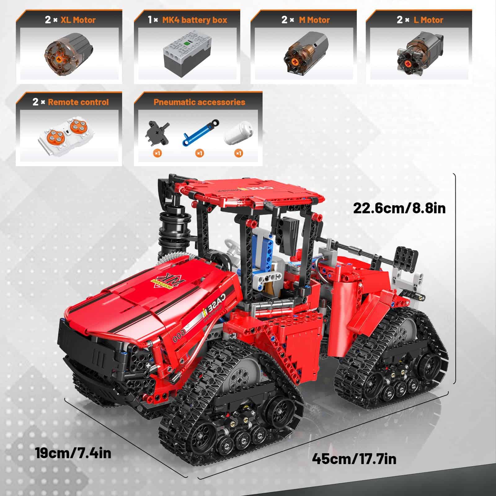 Mould King 18020 Tractor Juguete de Bloques de - Imagen 7