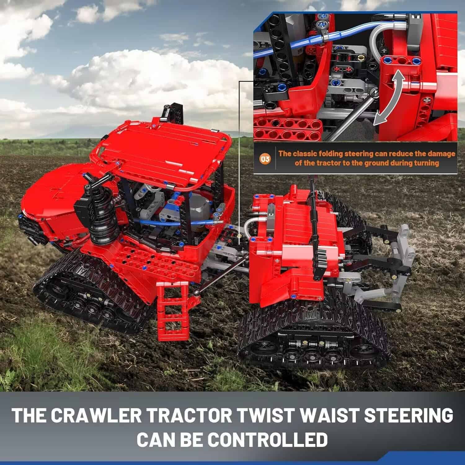 Mould King 18020 Tractor Juguete de Bloques de - Imagen 4