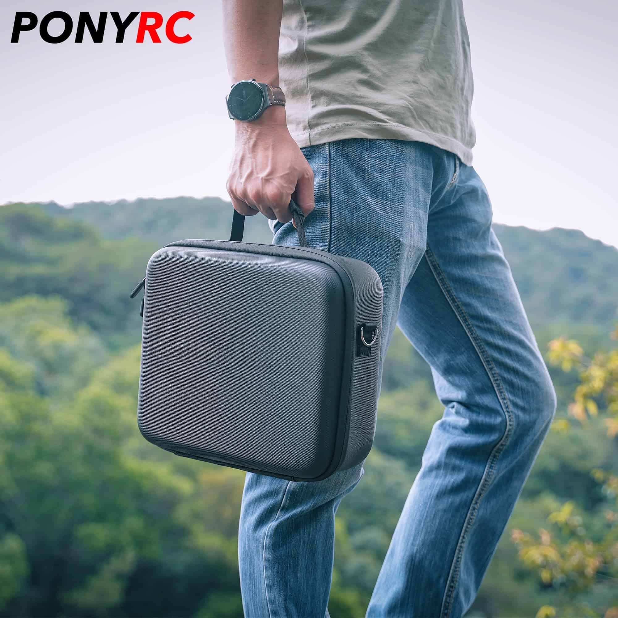 Estuche PONYRC RS 4, Bolsa de Hombro Portátil Impermeable - Imagen 7
