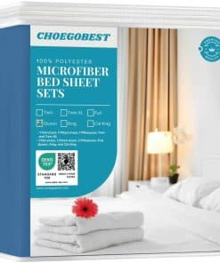 Juego de sábanas de microfibra de lujo fácil de cuidar