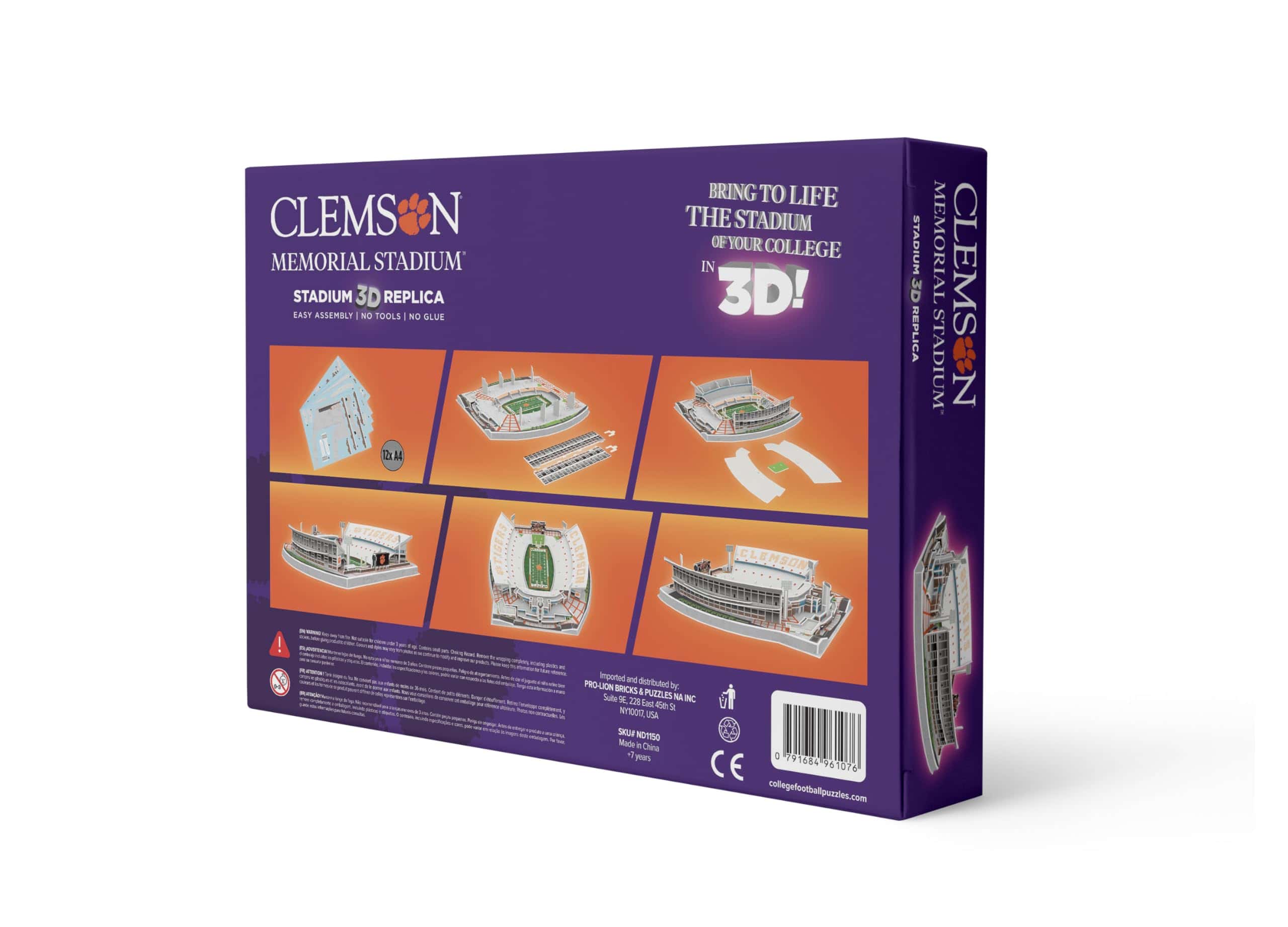 Rompecabezas 3D Pro-Lion del Estadio Jordan-Hare - 94 - Imagen 8