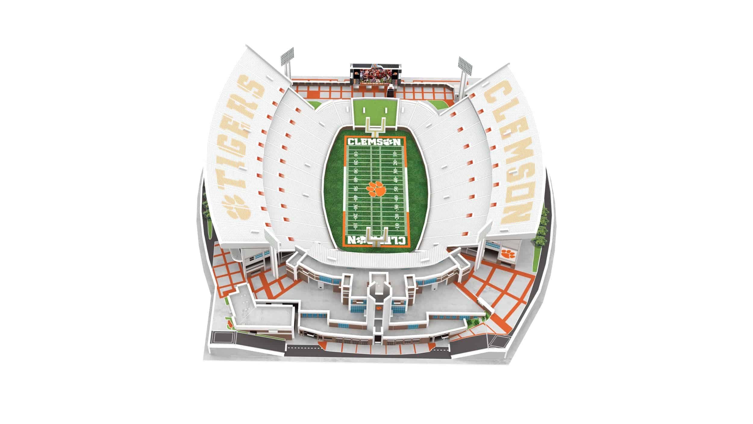 Rompecabezas 3D Pro-Lion del Estadio Jordan-Hare - 94 - Imagen 6