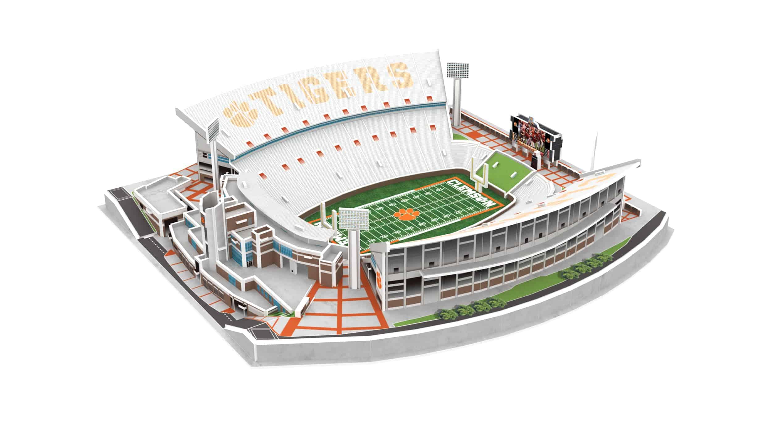 Rompecabezas 3D Pro-Lion del Estadio Jordan-Hare - 94 - Imagen 4