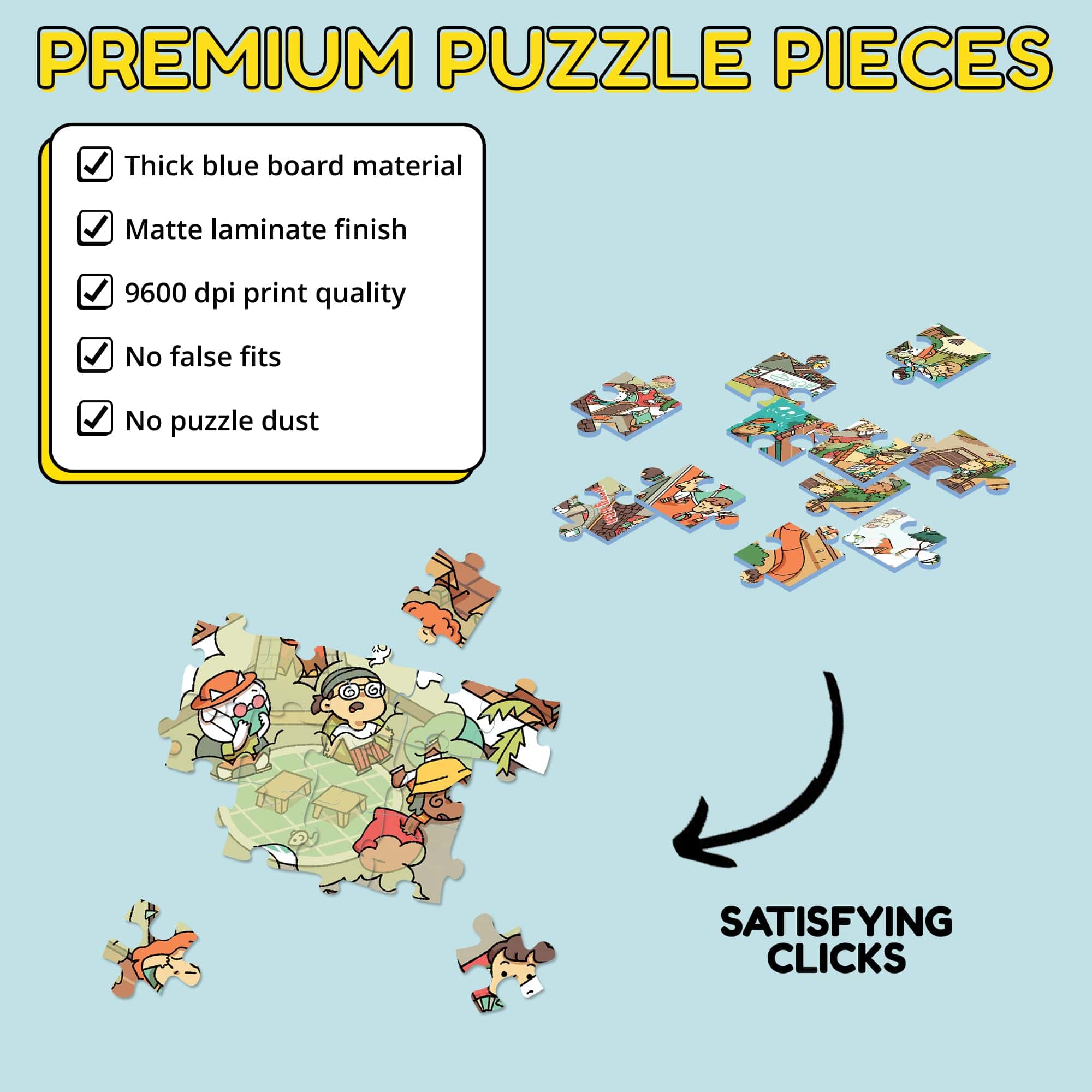 Rompecabezas Misterioso de 1,000 piezas con Cómics - Imagen 3