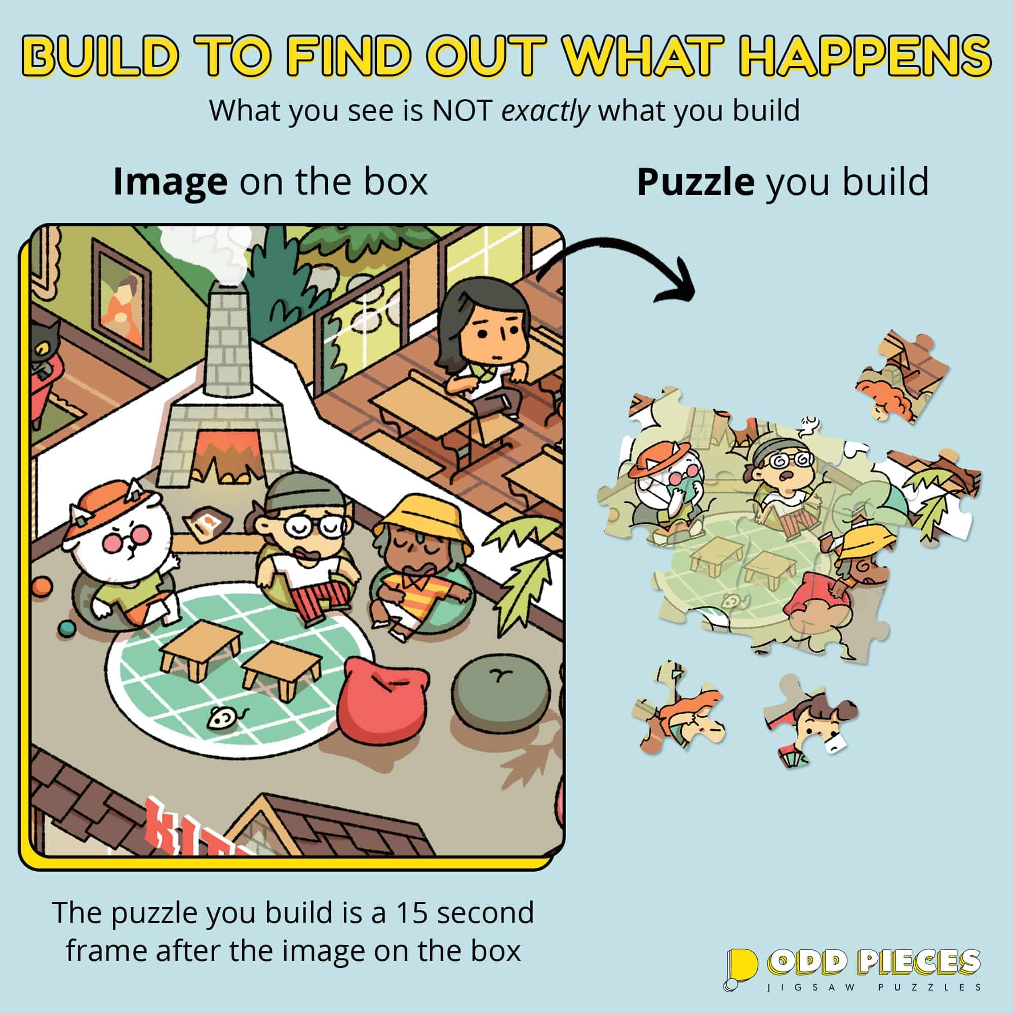 Rompecabezas Misterioso de 1,000 piezas con Cómics - Imagen 4