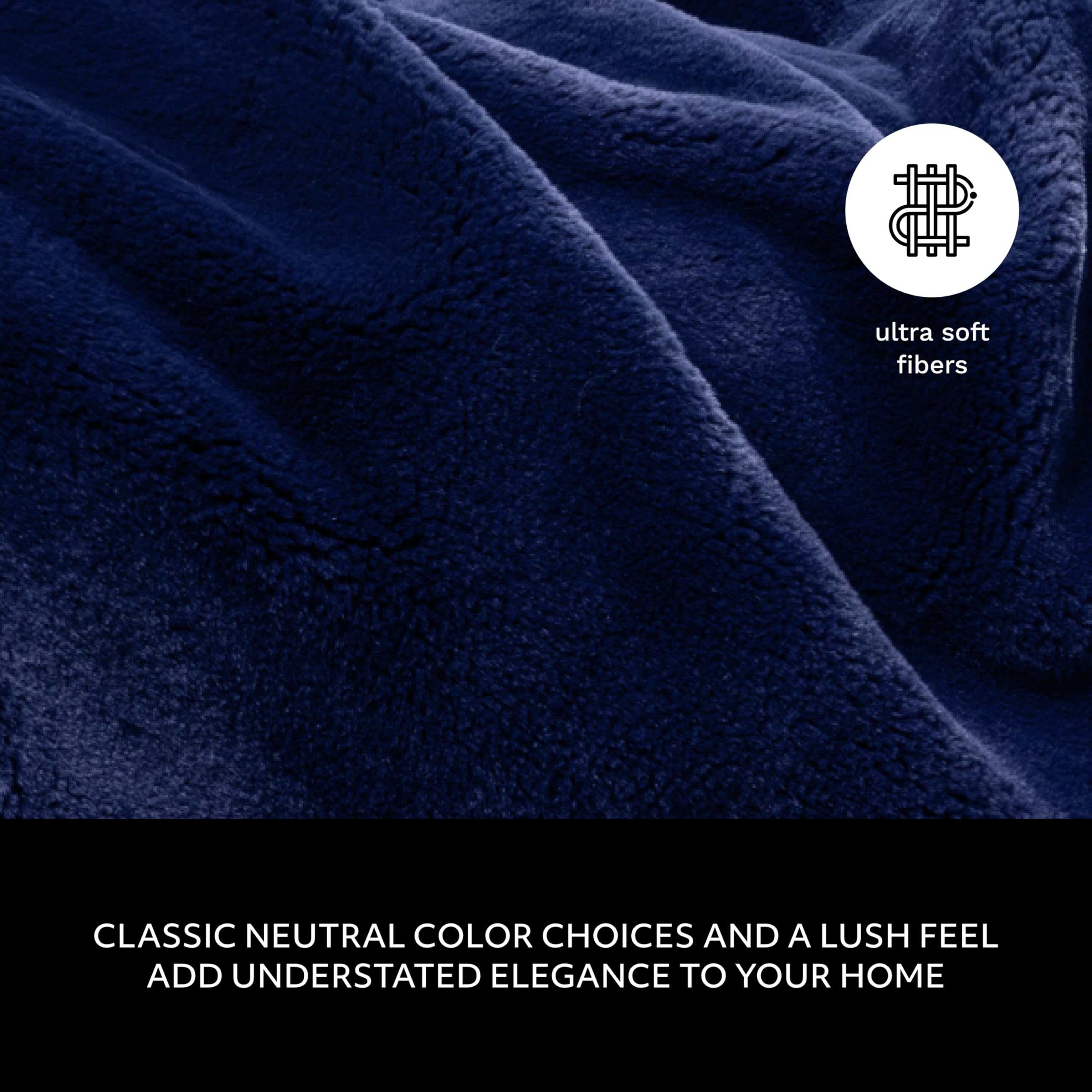 Manta de lujo Mon Chateau Ultimate Plush Faux Fur con 6cm - Imagen 3