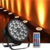 Luces de Escenario LED PDGTOP, 18X18W RGBWA UV 6 en 1,