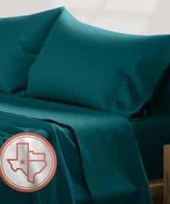 Juego de Sábanas 100% Algodón Egipcio -Teal