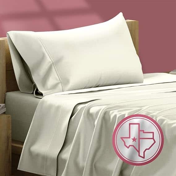 Juego de sábanas 100% algodón egipcio -Plata