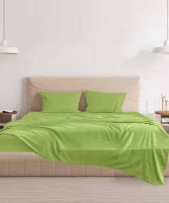 Juego de sábanas de microfibra de lujo de fácil cuidado