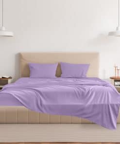 Set de sábanas de lujo de microfibra fácil de cuidar