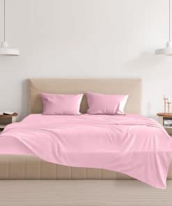 Juego de sábanas de lujo de microfibra Easy -Rose Quartz