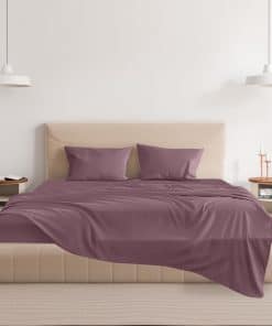 Set de sábanas de lujo de microfibra extra suave y