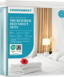 Juego de sábanas de lujo de fácil cuidado de microfibra