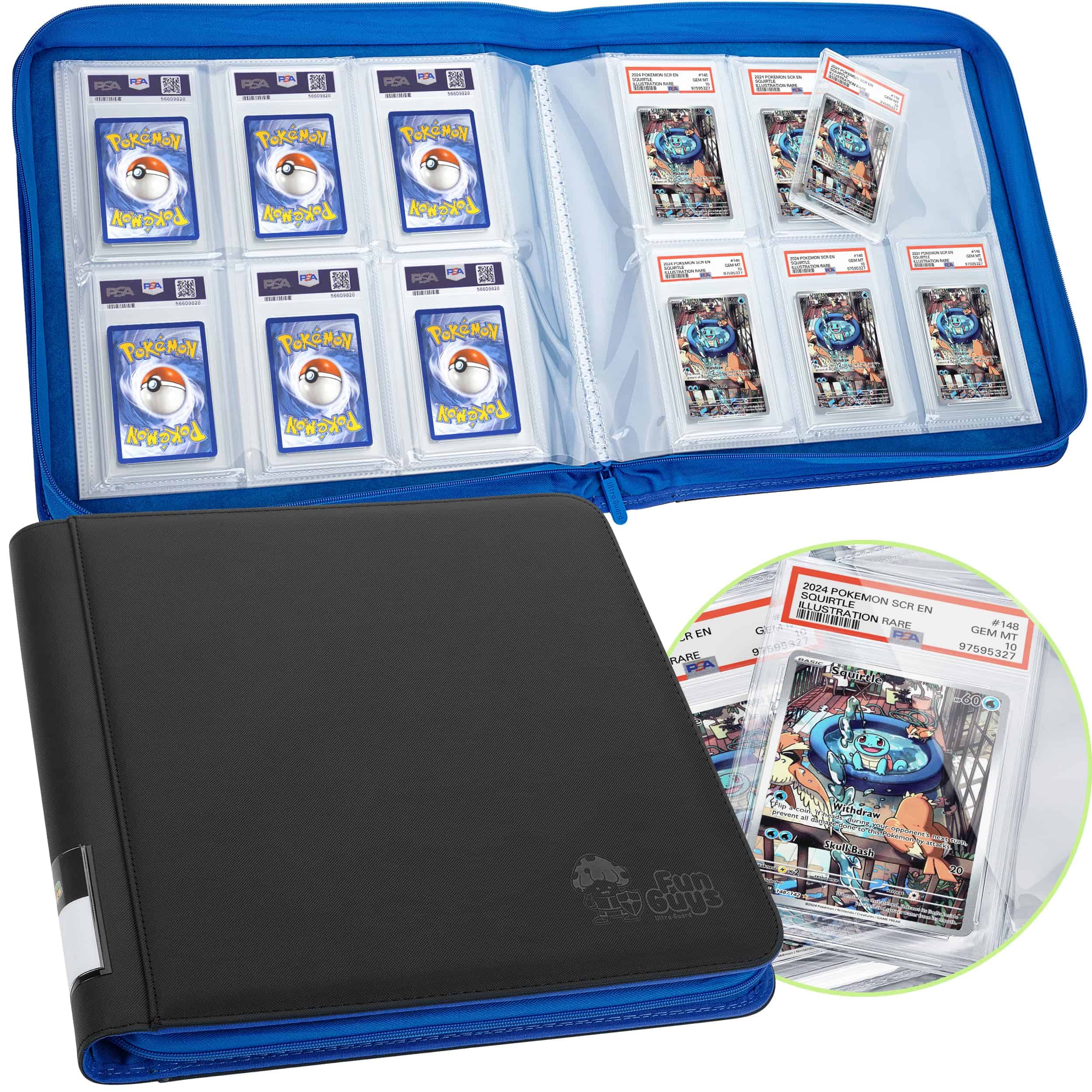 Carpeta de Tarjetas de Grado FunGuys, 60 Titular de PSA