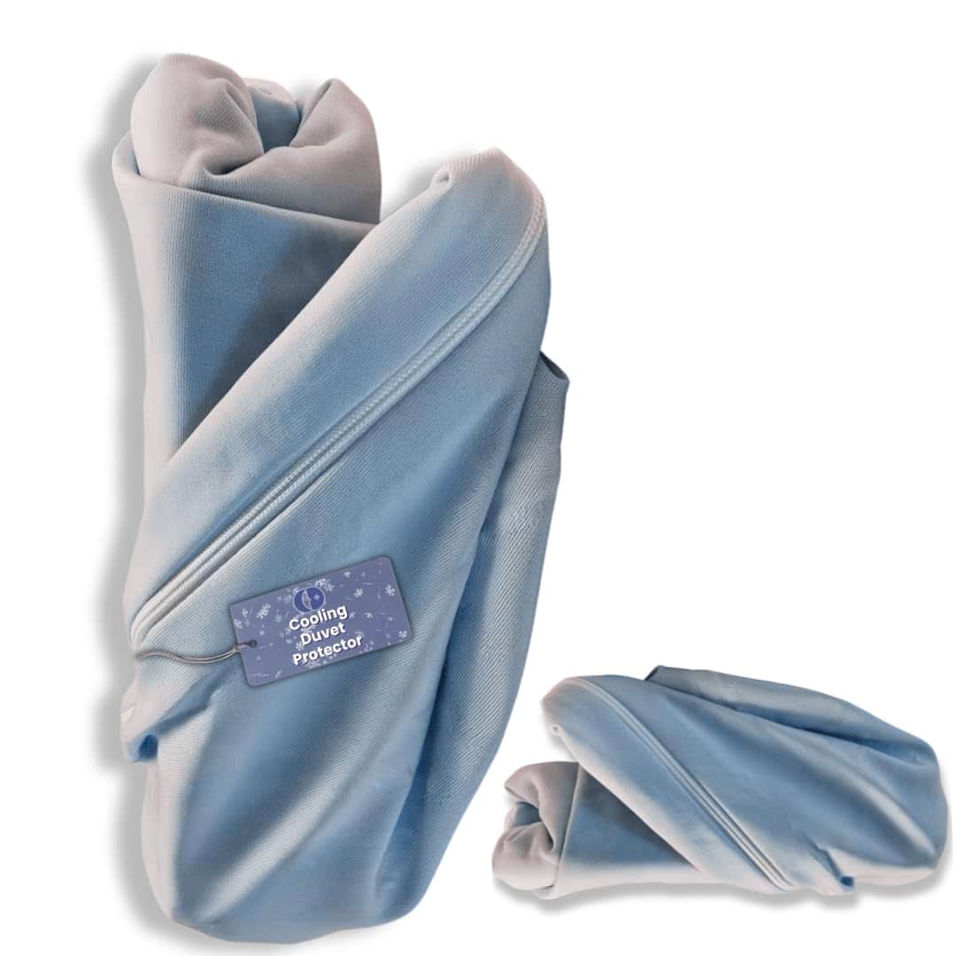 Protector de Edredón Refrigerante Arctic -Azul Ártico