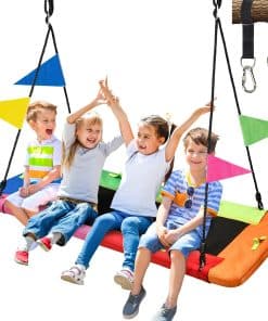 Columpio de plataforma, columpio volador rectangular de 60