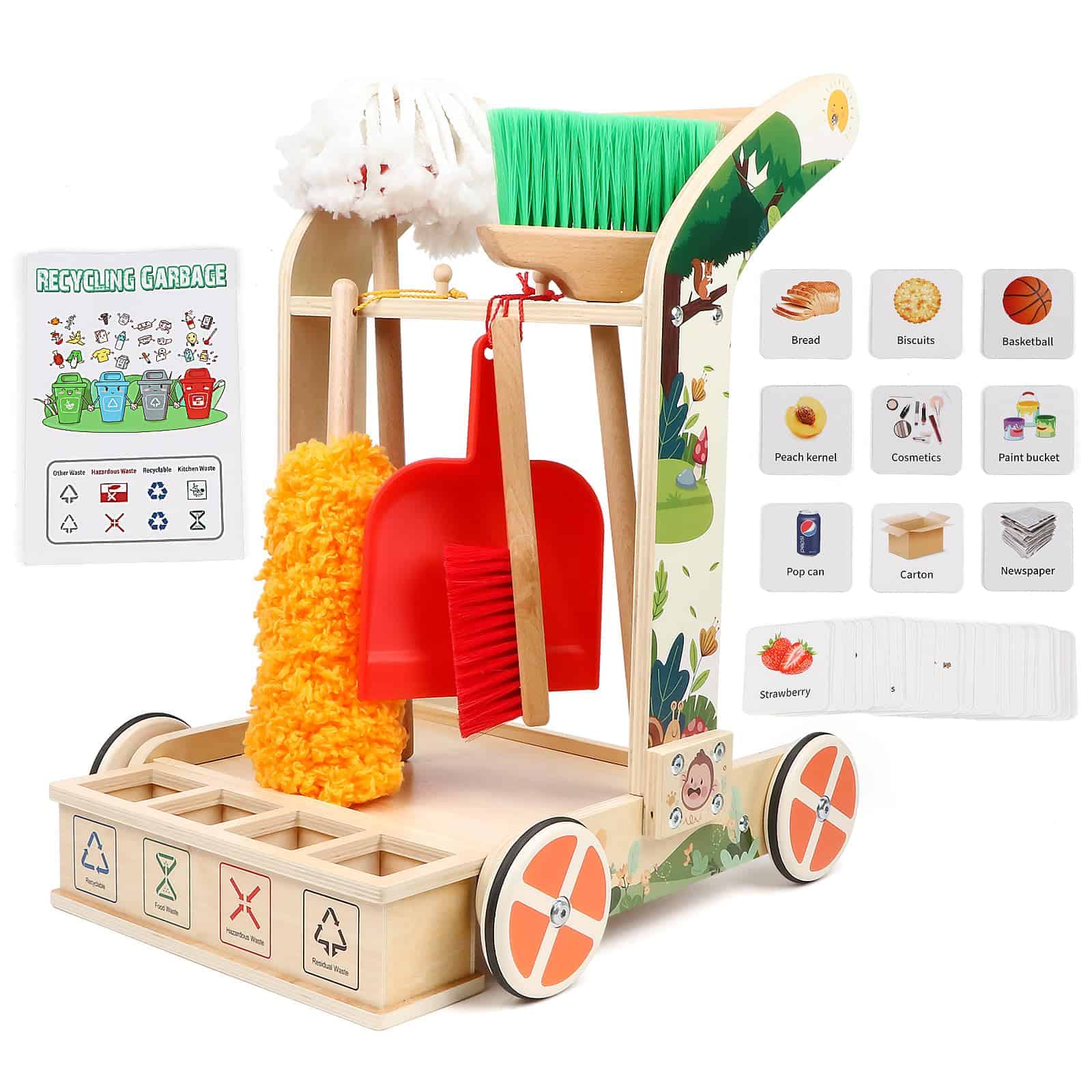 Juego de Limpieza para Niños Montessori de 8 Piezas con